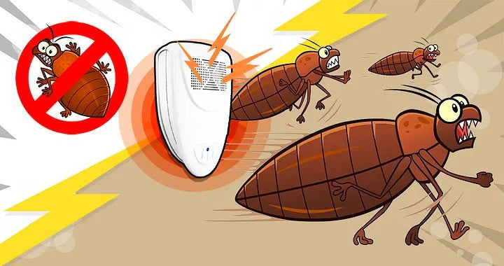 6 PCS Ultrasonic Bed Bug Repeller – Get Rid of Bed Bugs in 48 Hours