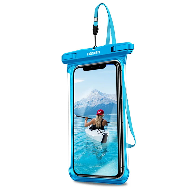 Universal Waterproof Phone Pouch – Underwater Dry Bag for iPhone Samsung & All Phones