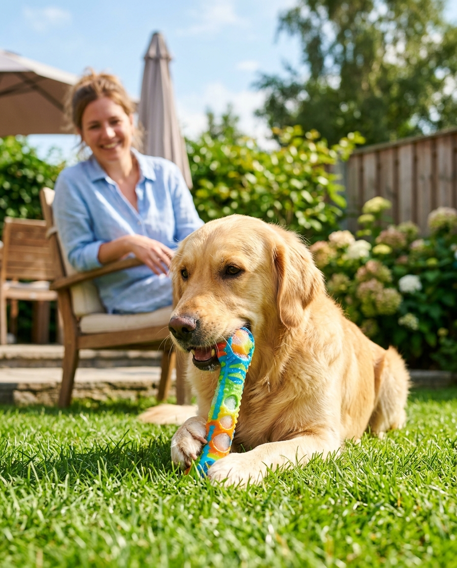 Cooling Freezable Summer Pet Dog Teething Chew Toy lifestyle photo