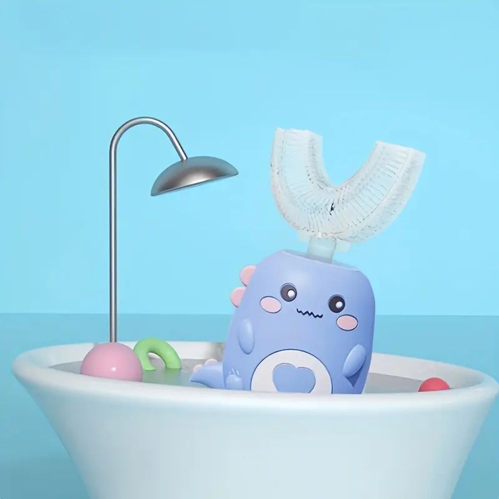 360° U-Shape Sonic Electric Toothbrush for Kids – Auto Clean in 30 Seconds