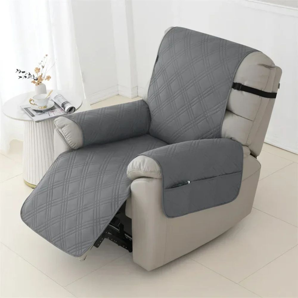 Waterproof Quilted Recliner Chair Cover – Non-Slip Furniture Protector