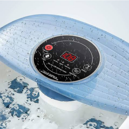 Temperature-controlled foot bubble bath vibration massager