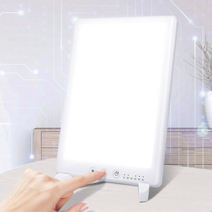 Bright sun therapy lamp for seasonal mood support