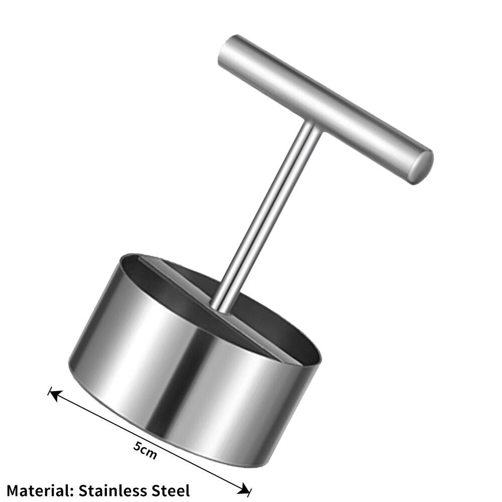 Stainless steel apple and pear corer tool