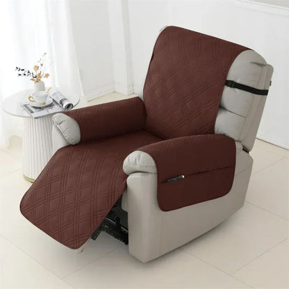 Waterproof Quilted Recliner Chair Cover – Non-Slip Furniture Protector