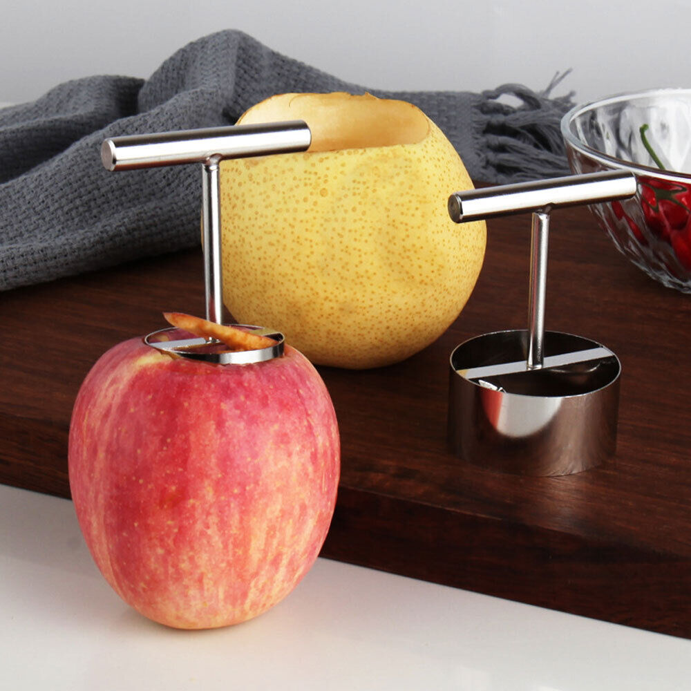 Stainless steel apple and pear corer tool