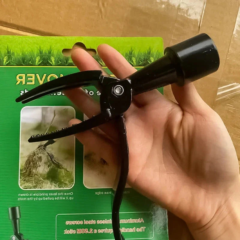 Stainless Steel Long Handle Weed Puller – Adjustable Detachable Garden Weeder