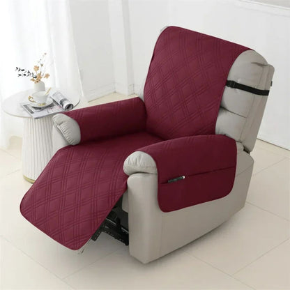 Waterproof Quilted Recliner Chair Cover – Non-Slip Furniture Protector