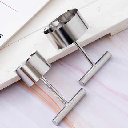Stainless steel apple and pear corer tool