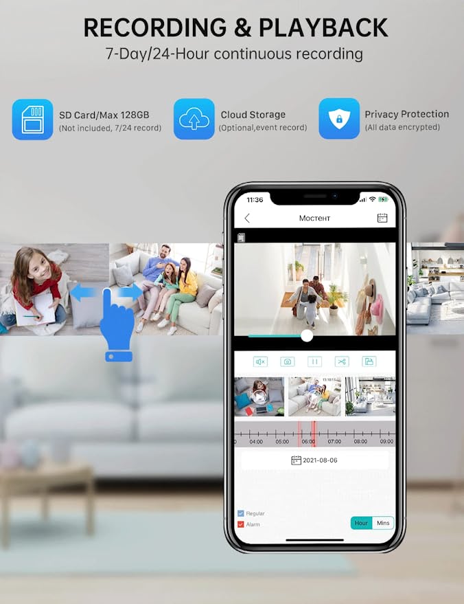 Security Light Bulb Camera – 360° WiFi Surveillance Bulb Camera