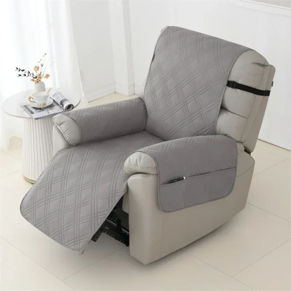 Waterproof Quilted Recliner Chair Cover – Non-Slip Furniture Protector