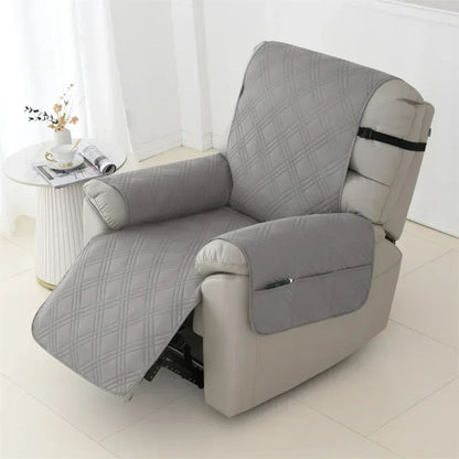 Waterproof Quilted Recliner Chair Cover – Non-Slip Furniture Protector