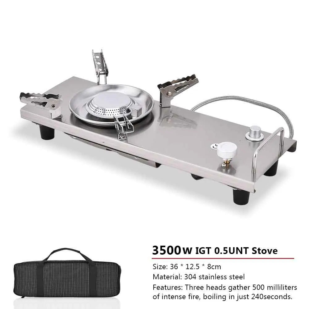 Portable Camping Gas Stove – 6500W High-Power IGT Hiking Burner