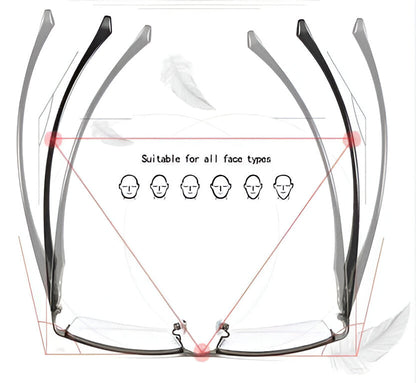 Intelligent Progressive Reading Sunglasses – Smart Multi-Focus Tinted Glasses