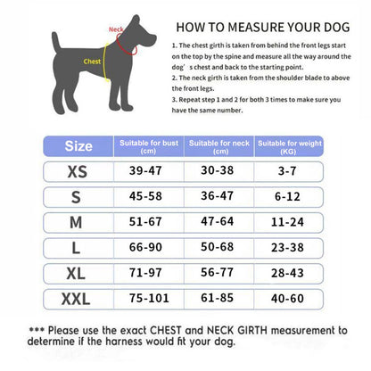 No-Pull Reflective Dog Harness – Personalised Breathable Vest Harness for All Sizes