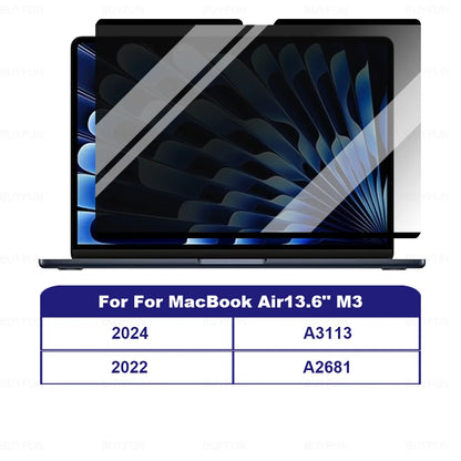 Magnetic Privacy Screen Protector for MacBook – Anti-Spy Removable Filter M1 M2 M3