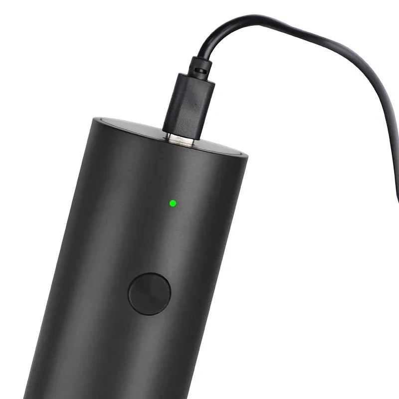 USB Rechargeable Electric Pepper & Salt Grinder – Adjustable Coarseness Auto Spice Mill