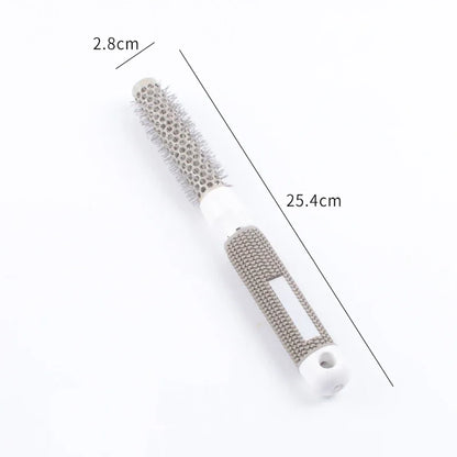 Ceramic Ion Round Hair Brush – Thermal Blow Dry Styling Brush for Salon Curls