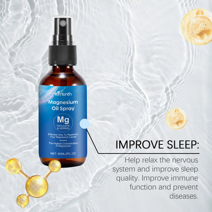 Magnesium Oil Spray for Sleep & Muscle Recovery – Essential Oil Body Relaxation Spray