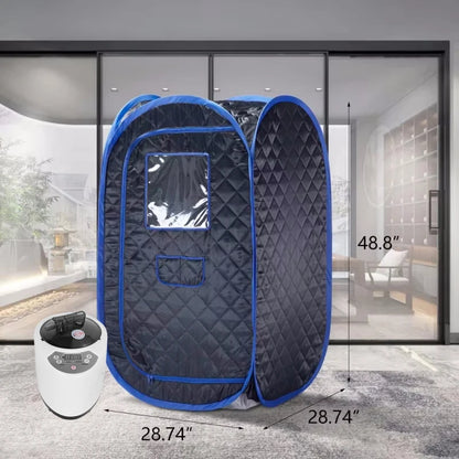 Portable Full Body Steam Sauna Tent – 1000W Home Spa with 3L Steam Generator
