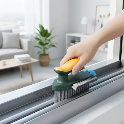 4-in-1 Gap Cleaning Brush & Squeegee Set – Kitchen, Bathroom & Floor Cleaner
