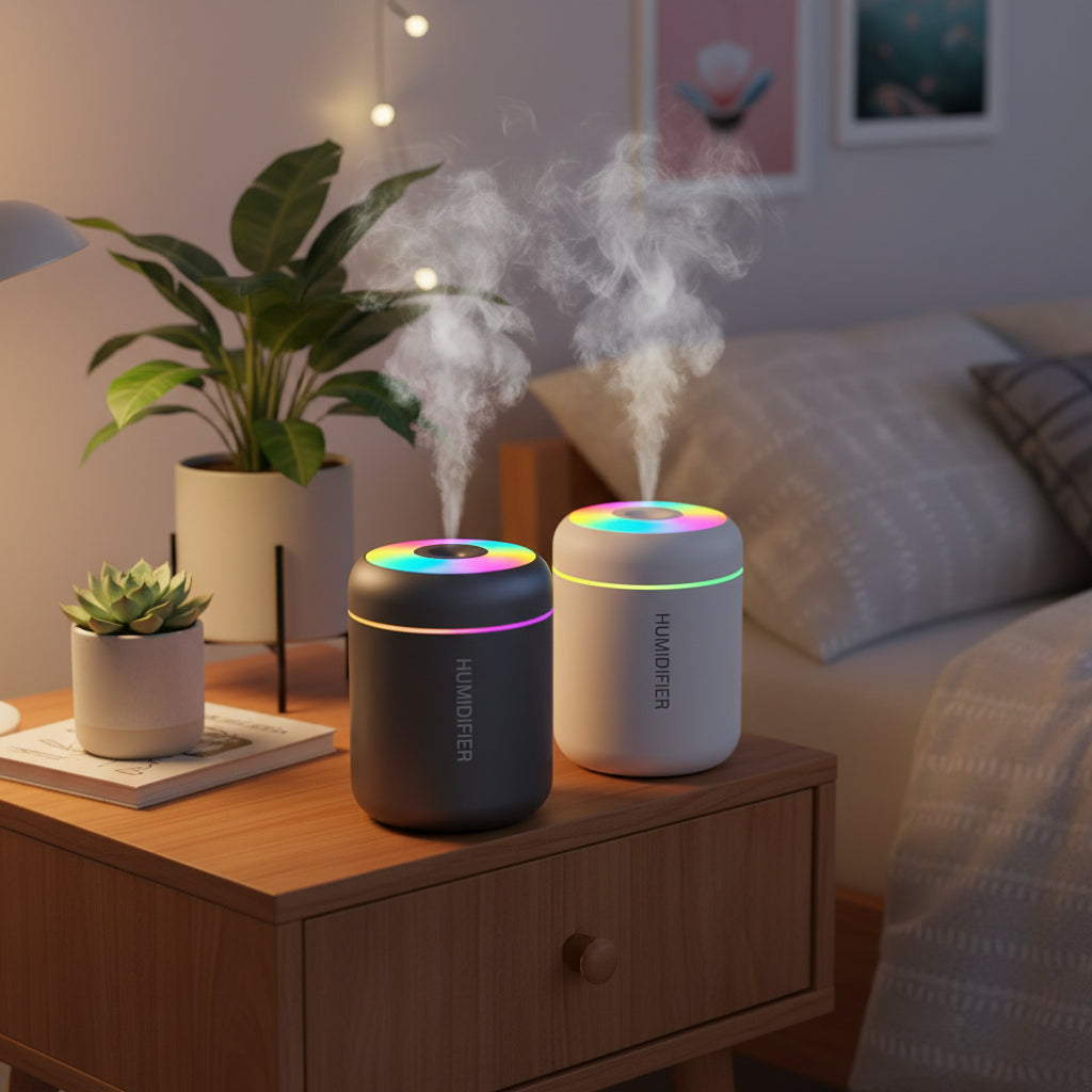 Mini USB Aroma Diffuser & Air Humidifier – Portable Essential Oil Mist Maker