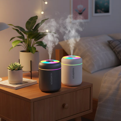 Mini USB Aroma Diffuser & Air Humidifier – Portable Essential Oil Mist Maker