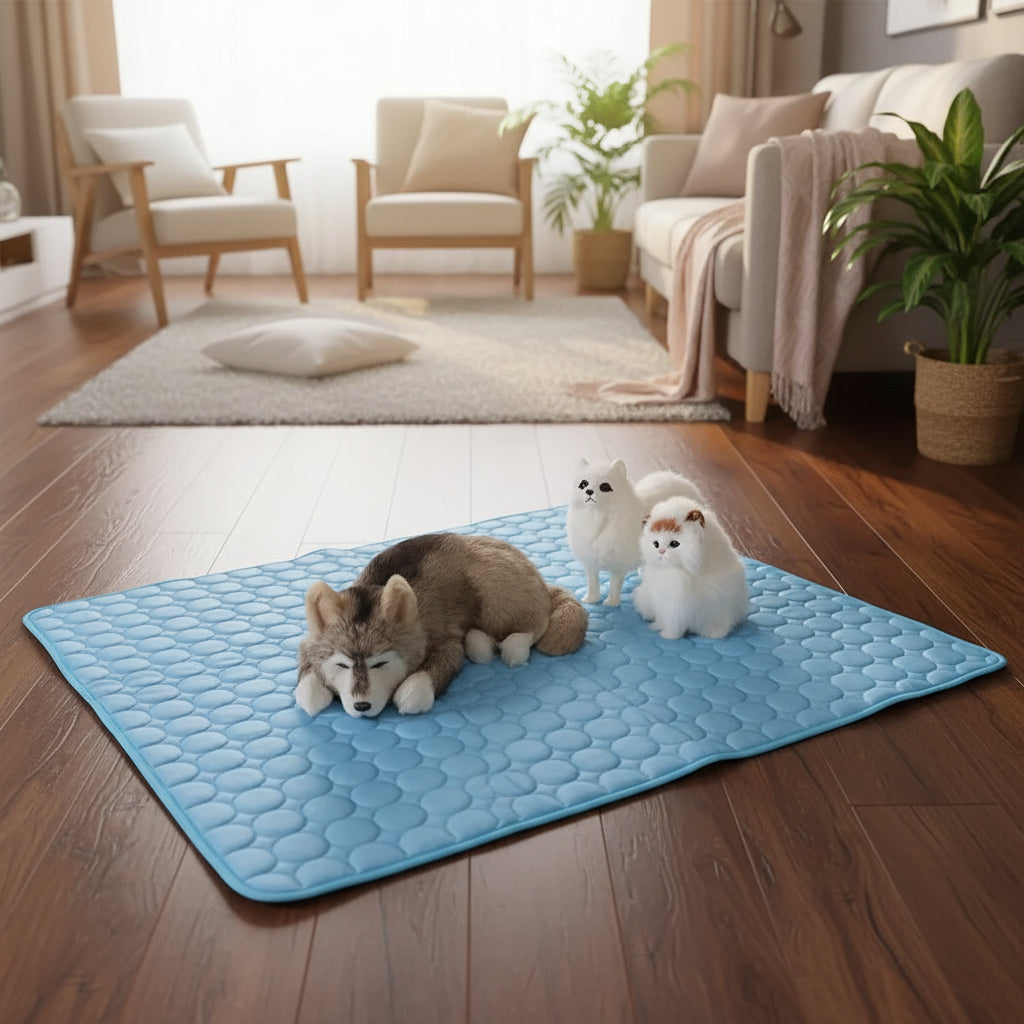 Dog Cooling Mat for Summer – Self-Cooling Gel Pad for Small to Extra Large Dogs