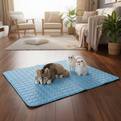 Dog Cooling Mat for Summer – Self-Cooling Gel Pad for Small to Extra Large Dogs