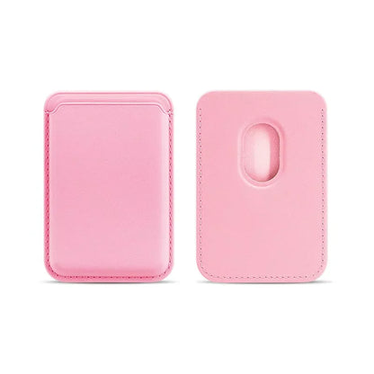 MagSafe Magnetic Leather Wallet Case – Card Holder for iPhone 12-17 & Samsung