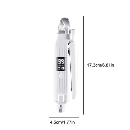2-in-1 Electric Pet Nail Grinder with LED Light – Quiet Trimmer for Dogs & Cats