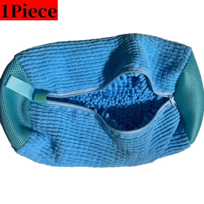 Shoe Washing Machine Bag & Brush Set – Laundry Shoe Protector Bags