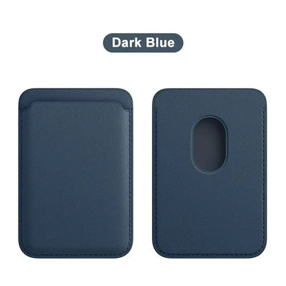 MagSafe Magnetic Leather Wallet Case – Card Holder for iPhone 12-17 & Samsung
