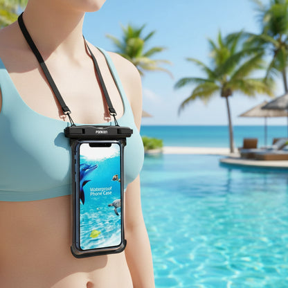 Universal Waterproof Phone Pouch – Underwater Dry Bag for iPhone Samsung & All Phones