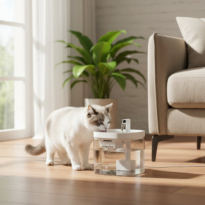 Smart Pet Water Fountain – Automatic Cat & Dog Drinking Purifier with Filters
