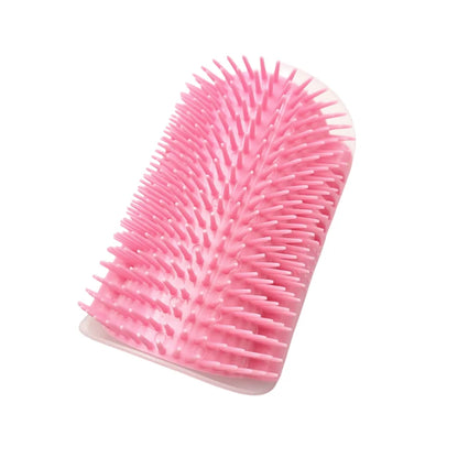 Cat Self-Grooming Wall Corner Brush – Catnip Massage Comb for Cats