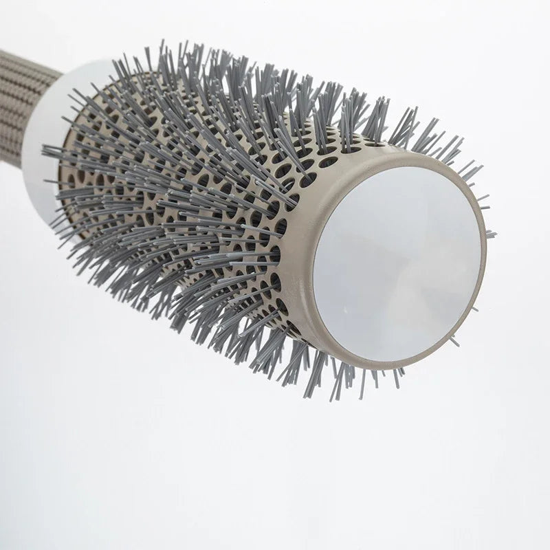 Ceramic Ion Round Hair Brush – Thermal Blow Dry Styling Brush for Salon Curls