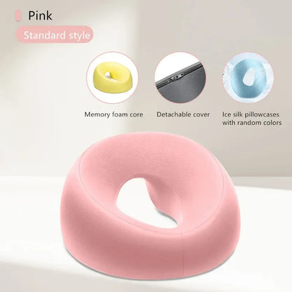 Memory Foam Face Down Desk Nap Pillow – Ergonomic Rest Cushion for Office & Salon