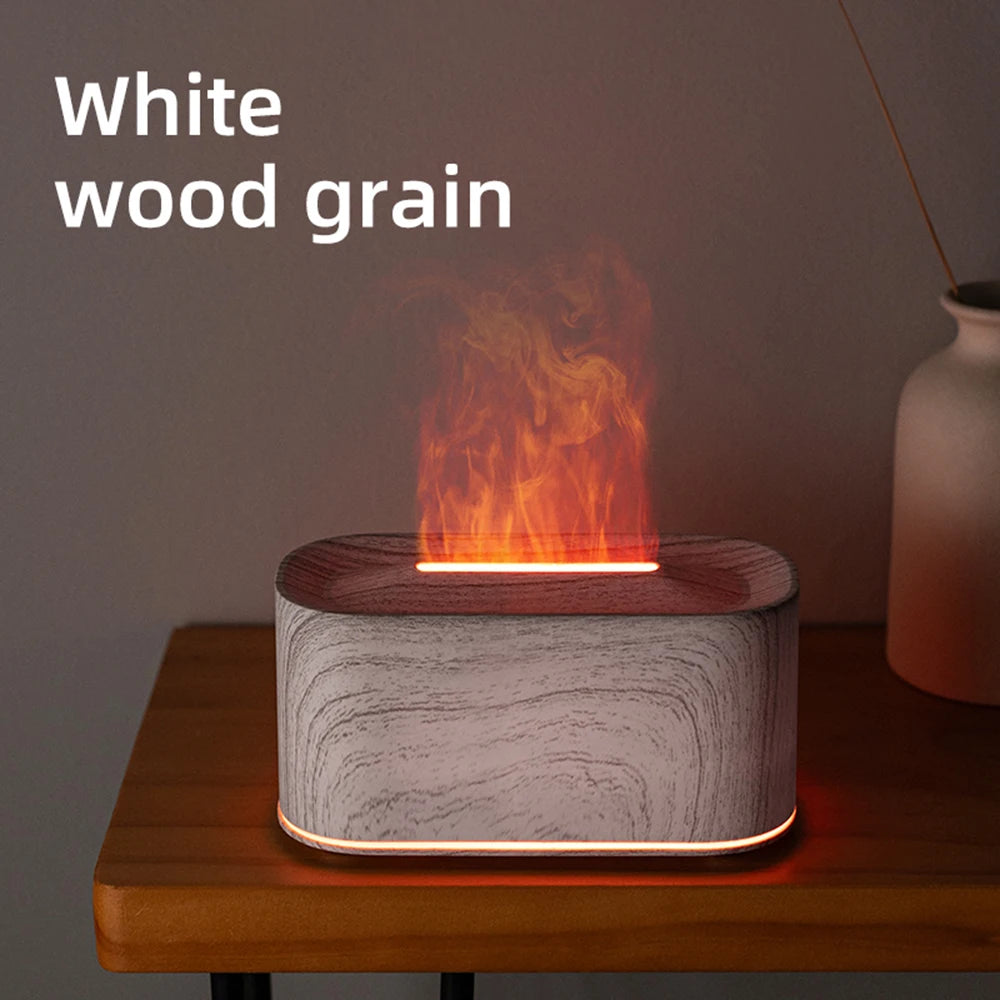 Flame Essential Oil Diffuser & Humidifier – Colorful Fire Effect Aromatherapy