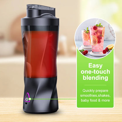 Electric Portable Blender 700ml – USB Rechargeable Smoothie & Juice Maker Cup
