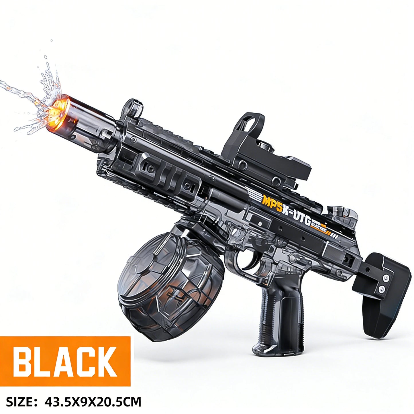 Electric Water Gun Toy with Sensor Lights – Automatic Summer Outdoor Water Pistol