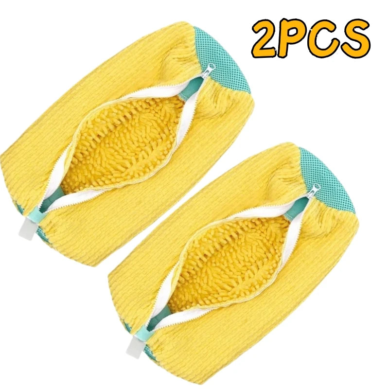Shoe Washing Machine Bag & Brush Set – Laundry Shoe Protector Bags