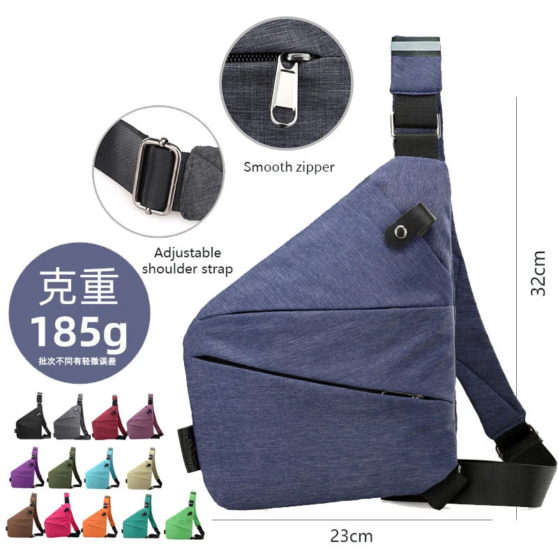 Anti-Theft Travel Sling Bag – Crossbody Bag for Men & Women