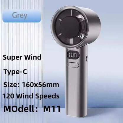 8000mAh Bladeless Neck Fan – Portable Rechargeable Hands-Free Cooling Fan