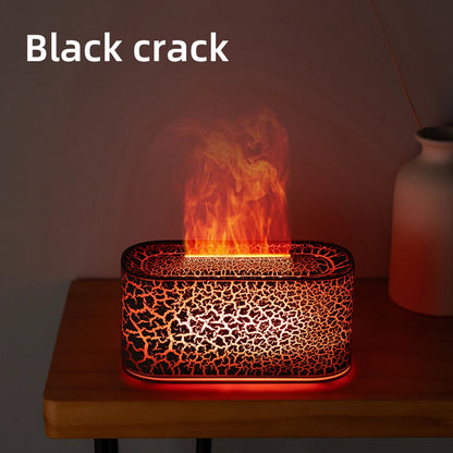 Flame Essential Oil Diffuser & Humidifier – Colorful Fire Effect Aromatherapy