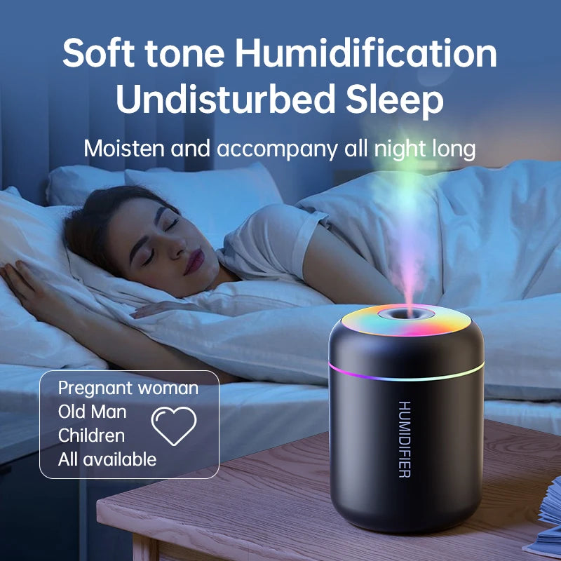 Mini USB Aroma Diffuser & Air Humidifier – Portable Essential Oil Mist Maker