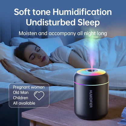 Mini USB Aroma Diffuser & Air Humidifier – Portable Essential Oil Mist Maker