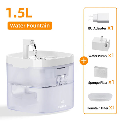 Smart Pet Water Fountain – Automatic Cat & Dog Drinking Purifier with Filters