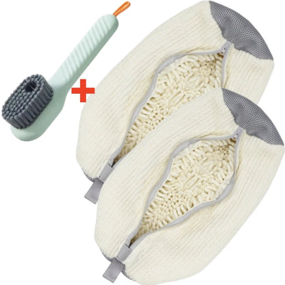 Shoe Washing Machine Bag & Brush Set – Laundry Shoe Protector Bags