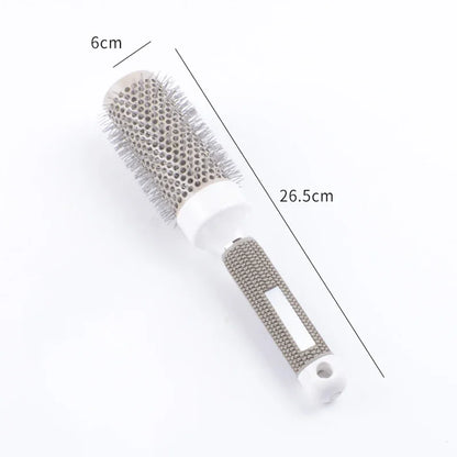 Ceramic Ion Round Hair Brush – Thermal Blow Dry Styling Brush for Salon Curls